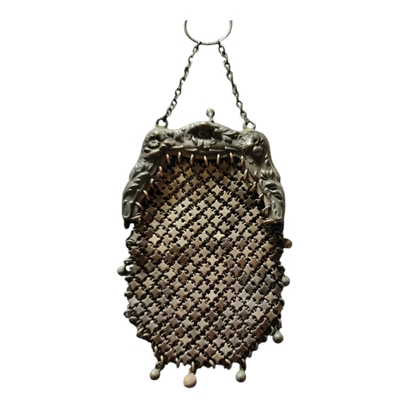 Antique Sterling Silver Mini Bag